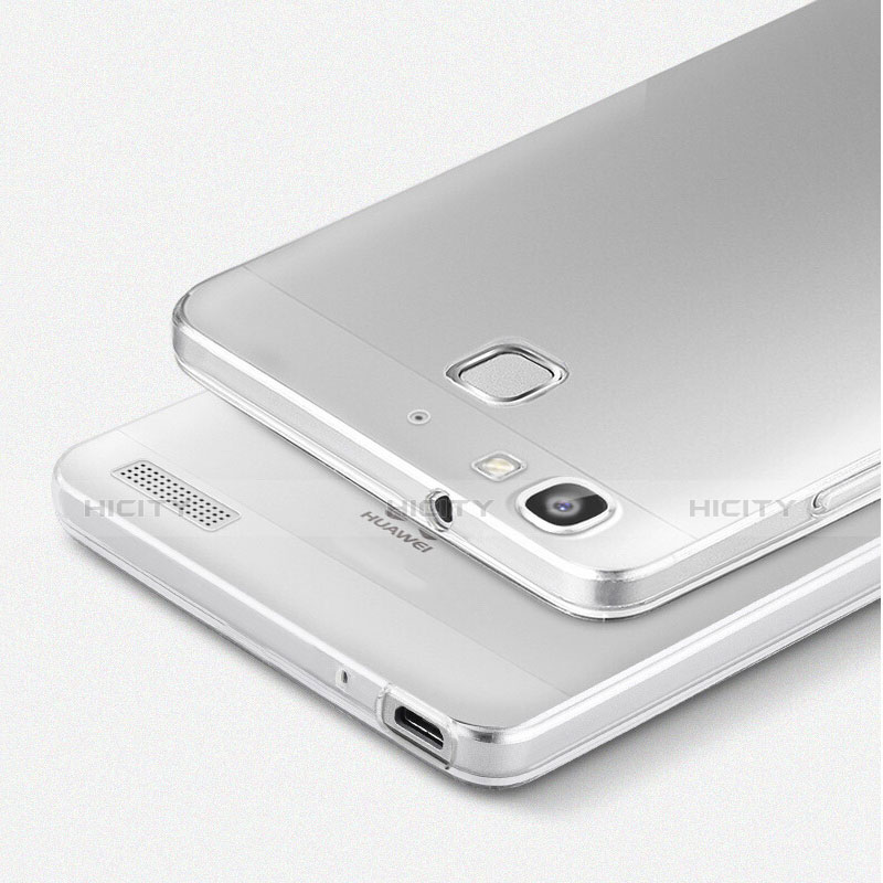 Coque Ultra Fine Silicone Souple Transparente T04 pour Huawei Enjoy 5S Gris Plus