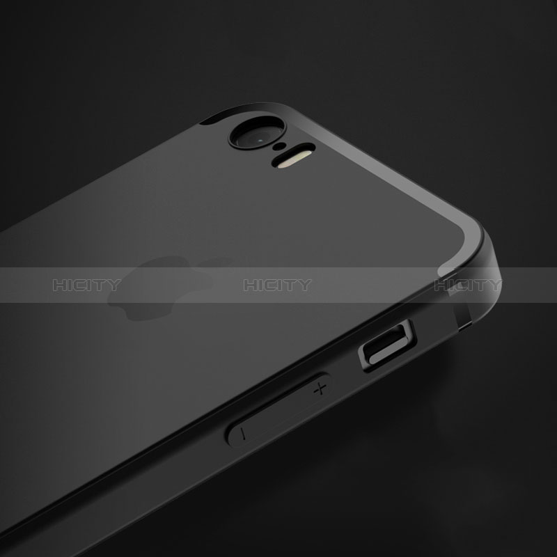 Coque Ultra Fine Silicone Souple U02 pour Apple iPhone 5 Noir Plus