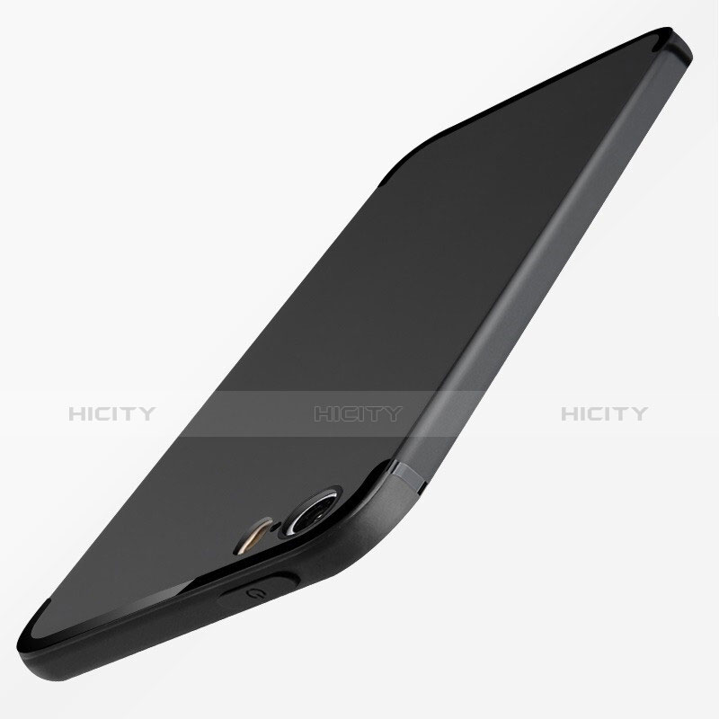 Coque Ultra Fine Silicone Souple U04 pour Apple iPhone 5S Noir Plus