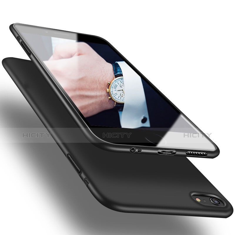 Coque Ultra Fine Silicone Souple U05 pour Apple iPhone 6S Plus Noir Plus