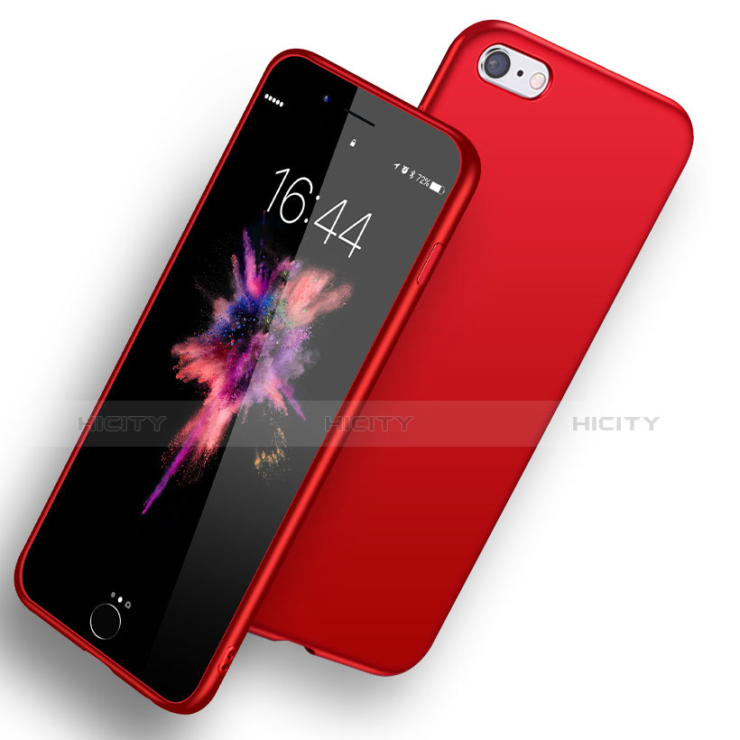 Coque Ultra Fine Silicone Souple U10 pour Apple iPhone 6S Rouge Plus