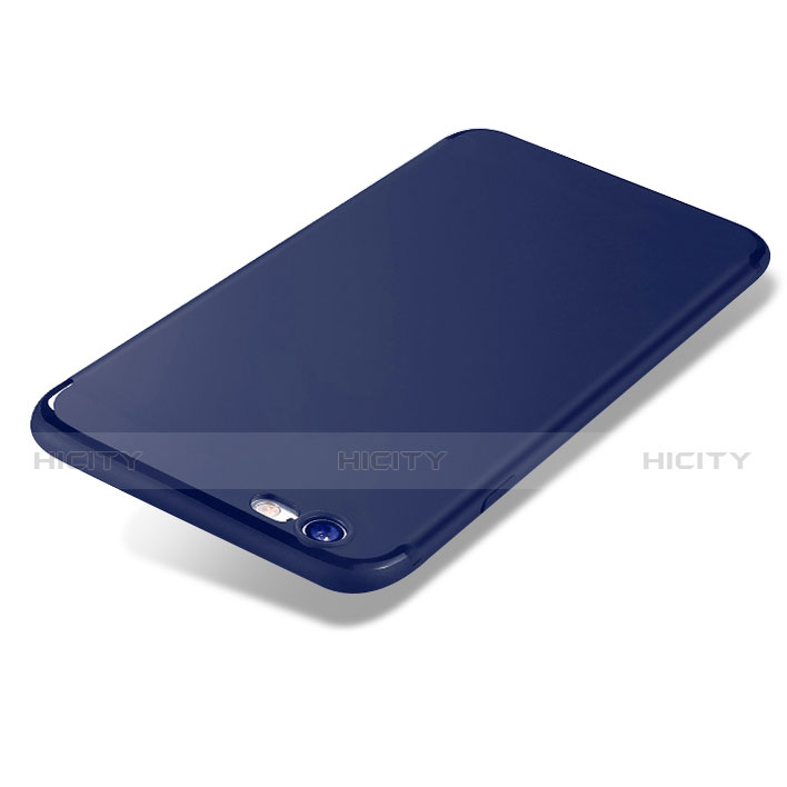 Coque Ultra Fine Silicone Souple U11 pour Apple iPhone 6S Bleu Plus