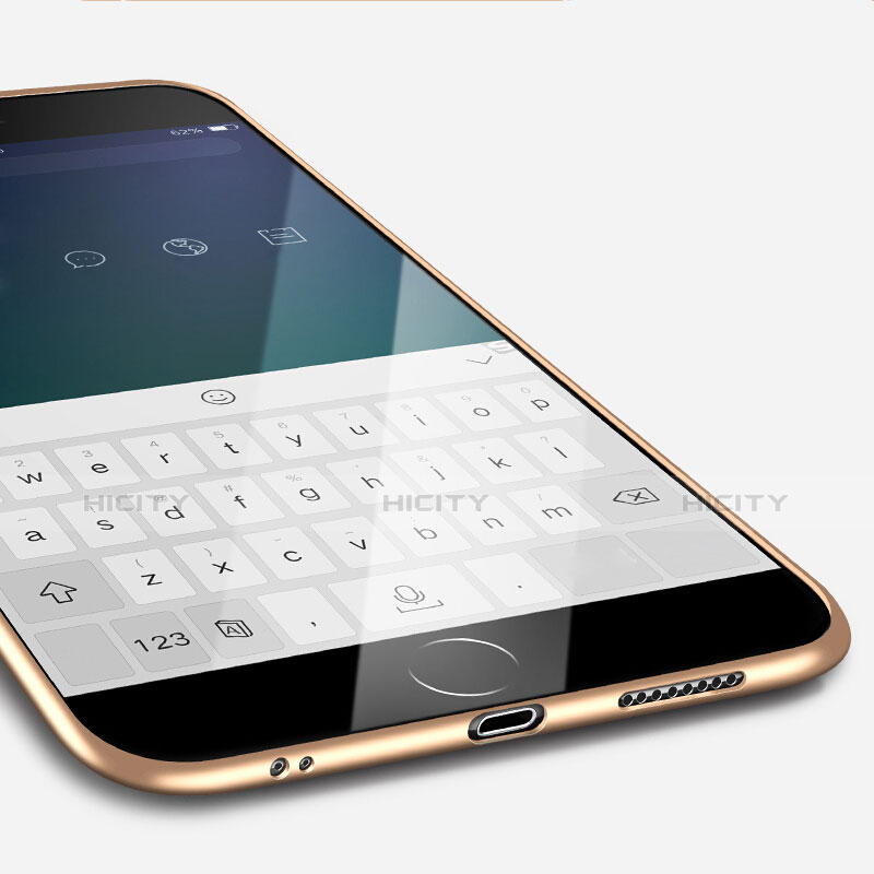 Coque Ultra Fine Silicone Souple U14 pour Apple iPhone 6S Or Plus