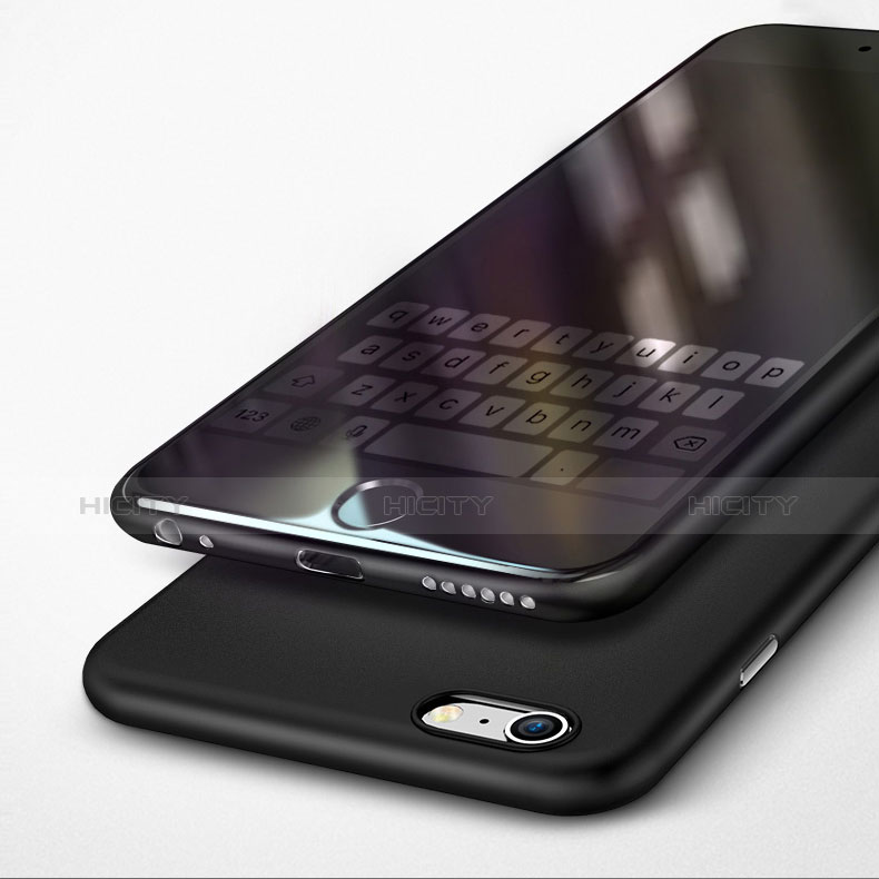 Coque Ultra Fine Silicone Souple U15 pour Apple iPhone 6 Noir Plus