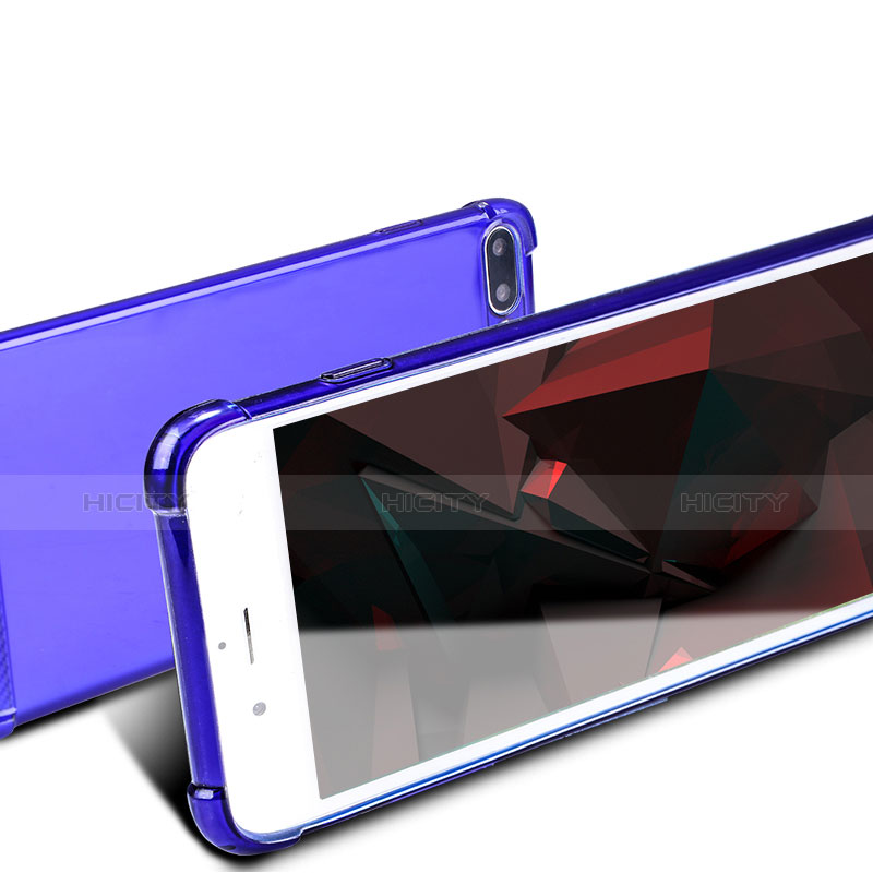 Coque Ultra Fine Silicone Souple Z11 pour Apple iPhone 7 Plus Bleu Plus