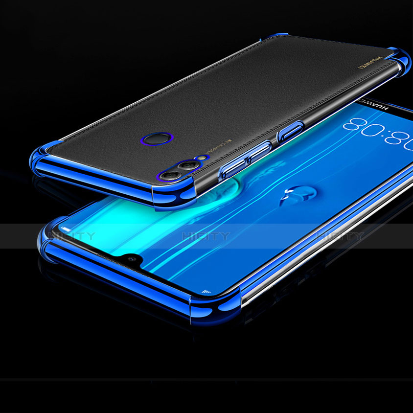 Coque Ultra Fine TPU Souple Housse Etui Transparente A04 pour Huawei Honor 8X Max Bleu Plus