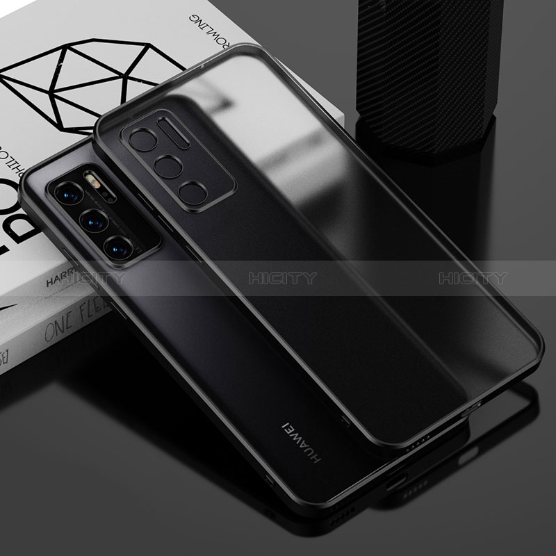 Coque Ultra Fine TPU Souple Housse Etui Transparente AN1 pour Huawei P40 Noir Plus