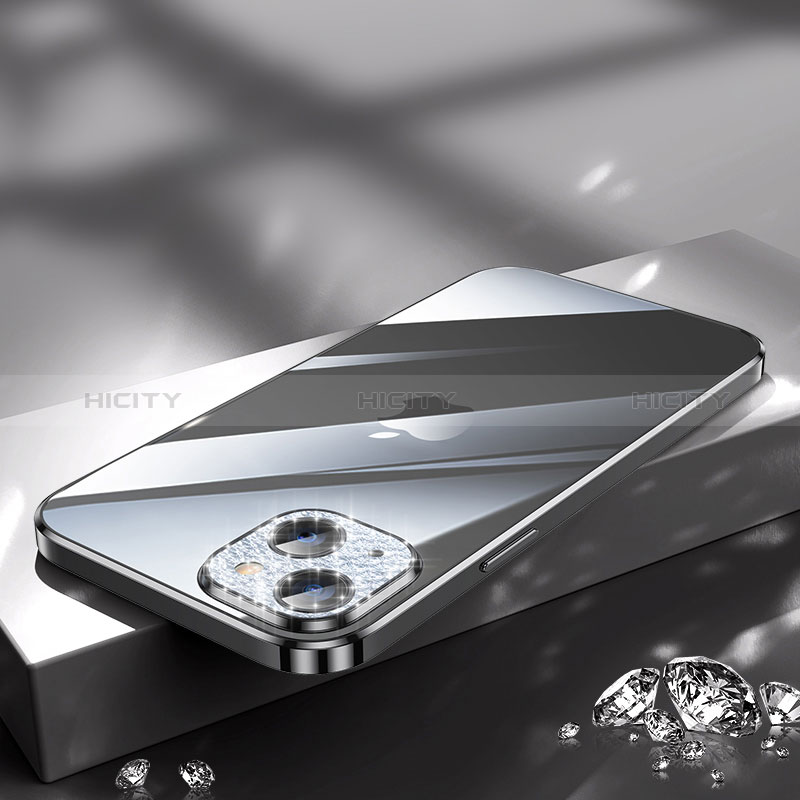 Coque Ultra Fine TPU Souple Housse Etui Transparente Bling-Bling LD2 pour Apple iPhone 14 Plus Noir Plus