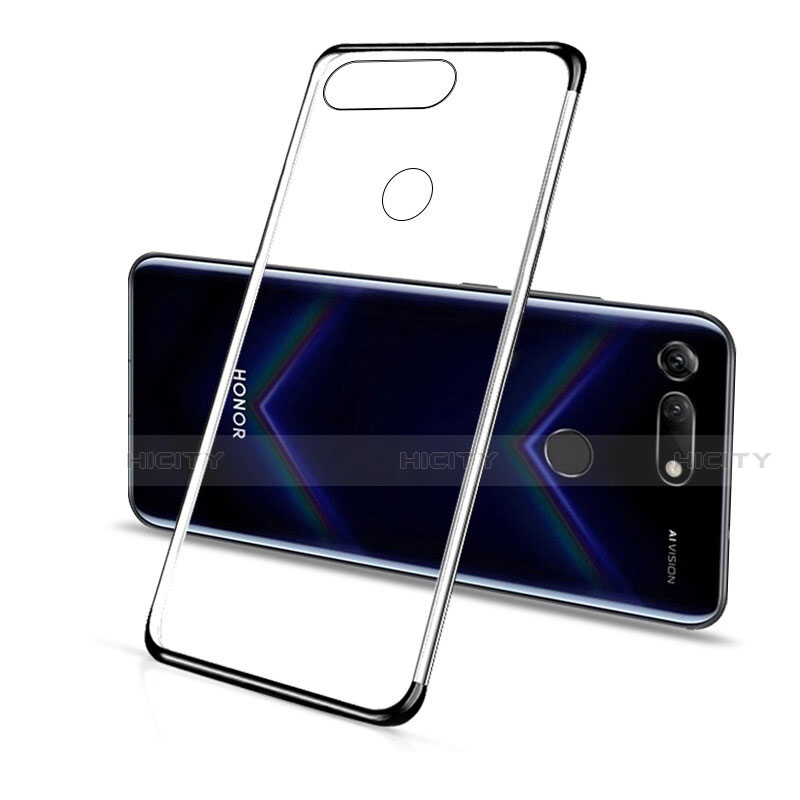 Coque Ultra Fine TPU Souple Housse Etui Transparente C01 pour Huawei Honor V20 Noir Plus