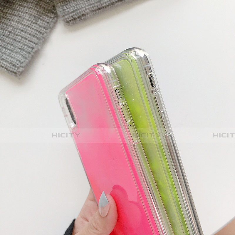 Coque Ultra Fine TPU Souple Housse Etui Transparente Fleurs T12 pour Apple iPhone X Plus