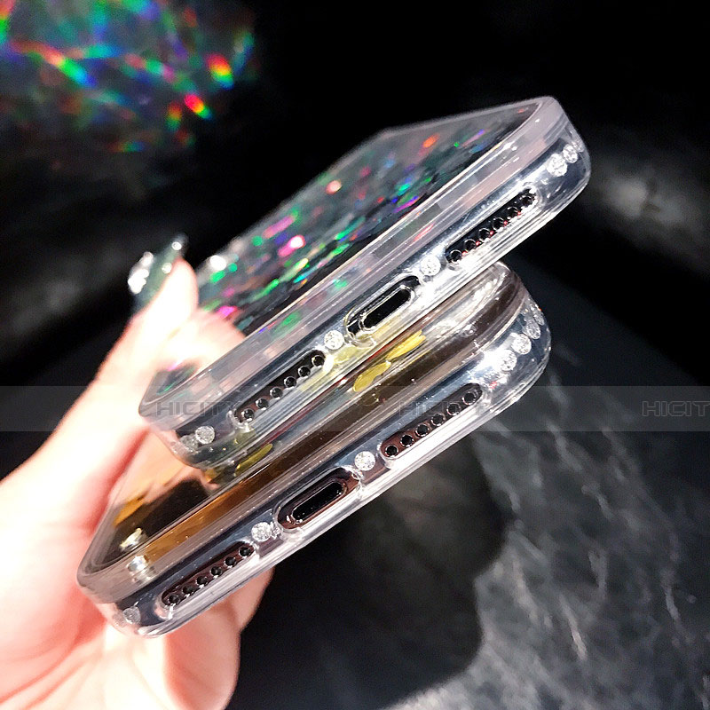 Coque Ultra Fine TPU Souple Housse Etui Transparente Fleurs T26 pour Apple iPhone X Plus