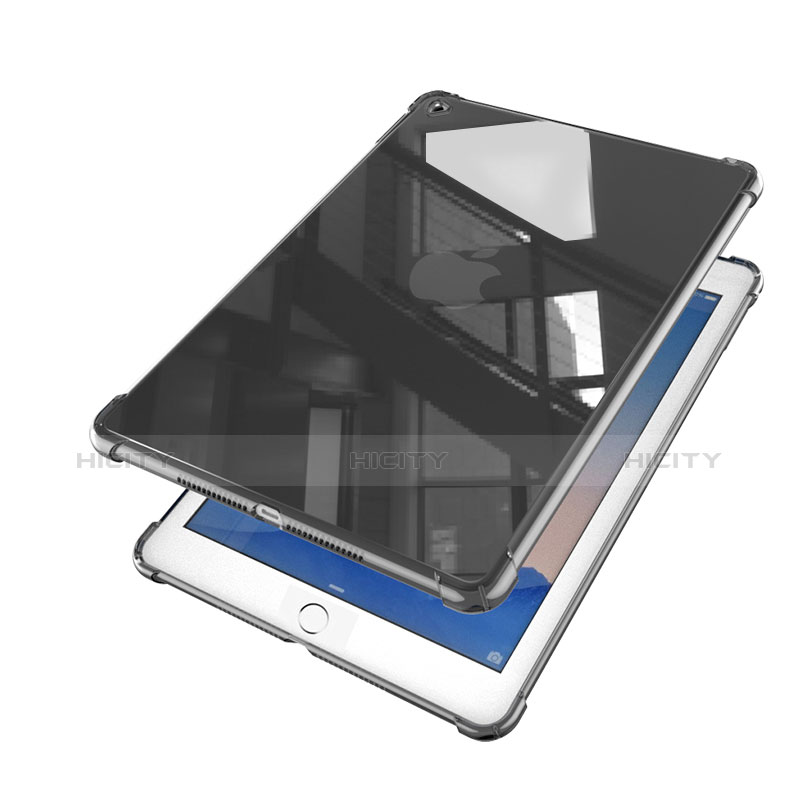 Coque Ultra Fine TPU Souple Housse Etui Transparente H01 pour Apple iPad Air 2 Noir Plus