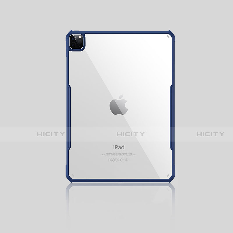 Coque Ultra Fine TPU Souple Housse Etui Transparente H01 pour Apple iPad Pro 11 (2020) Bleu Plus