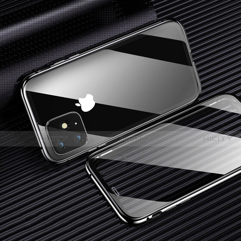 Coque Ultra Fine TPU Souple Housse Etui Transparente H01 pour Apple iPhone 11 Noir Plus