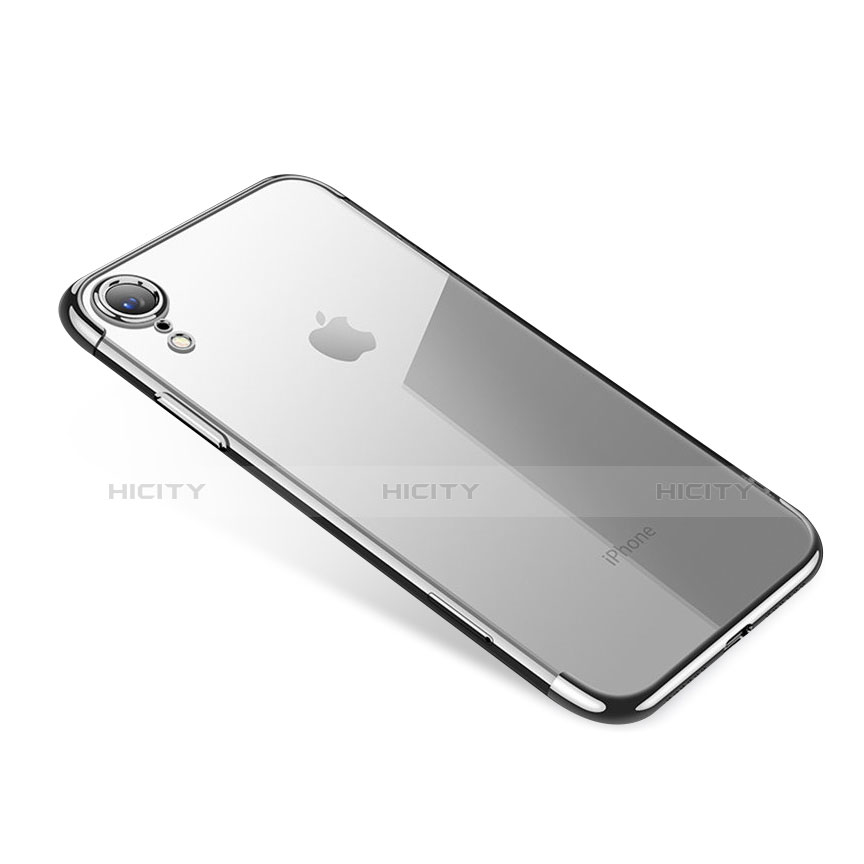 Coque Ultra Fine TPU Souple Housse Etui Transparente H01 pour Apple iPhone XR Argent Plus