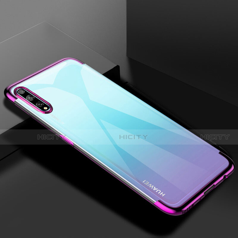 Coque Ultra Fine TPU Souple Housse Etui Transparente H01 pour Huawei Enjoy 10S Violet Plus