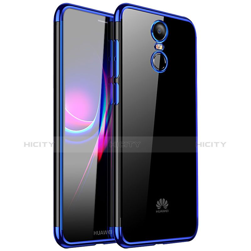 Coque Ultra Fine TPU Souple Housse Etui Transparente H01 pour Huawei Enjoy 6 Bleu Plus