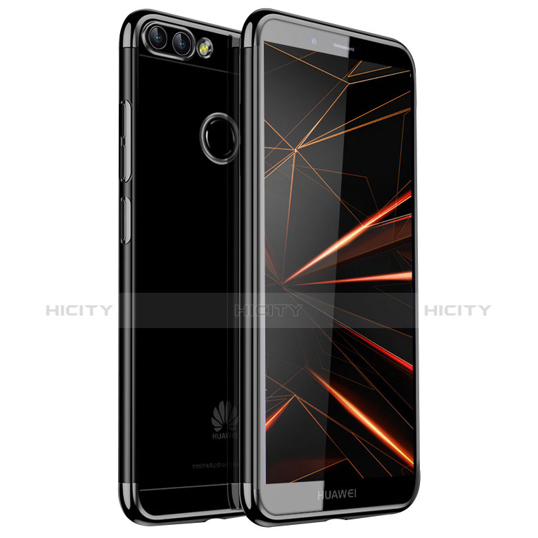 Coque Ultra Fine TPU Souple Housse Etui Transparente H01 pour Huawei Enjoy 7S Noir Plus