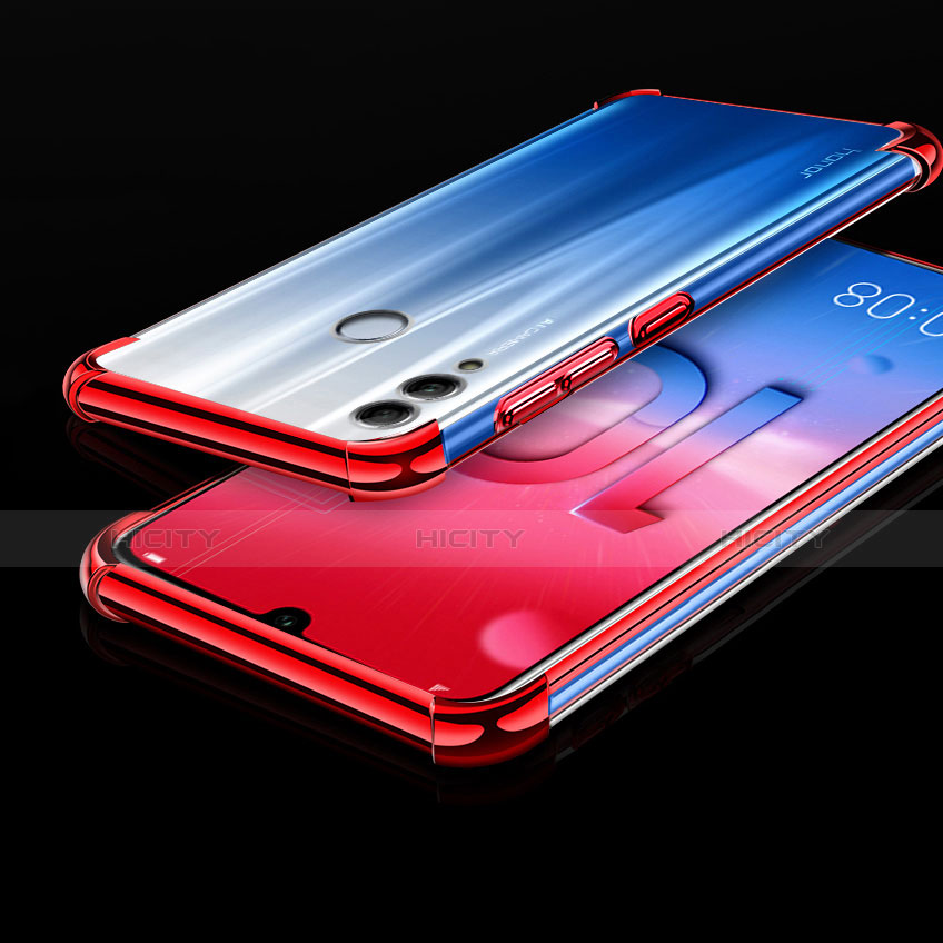 Coque Ultra Fine TPU Souple Housse Etui Transparente H01 pour Huawei Honor 10 Lite Rouge Plus