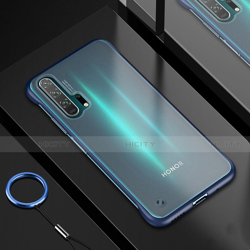 Coque Ultra Fine TPU Souple Housse Etui Transparente H01 pour Huawei Honor 20 Pro Bleu Plus