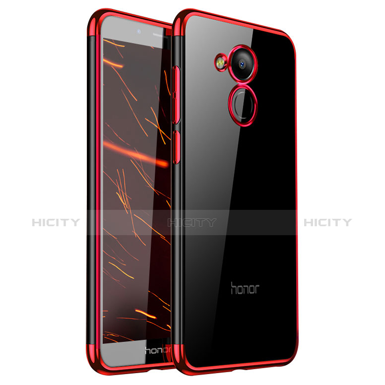 Coque Ultra Fine TPU Souple Housse Etui Transparente H01 pour Huawei Honor 6A Rouge Plus
