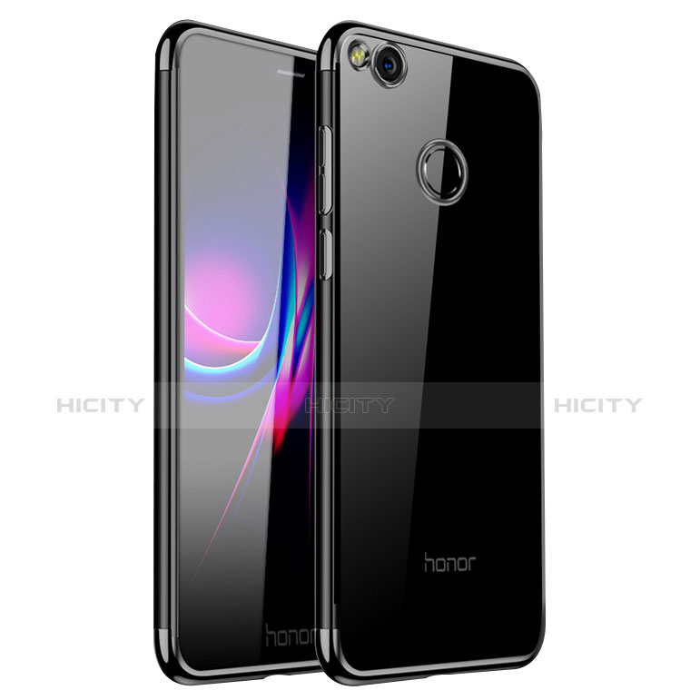 Coque Ultra Fine TPU Souple Housse Etui Transparente H01 pour Huawei Honor 8 Lite Noir Plus