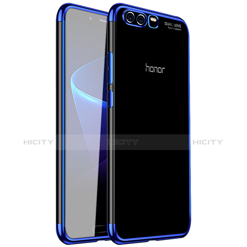 Coque Ultra Fine TPU Souple Housse Etui Transparente H01 pour Huawei Honor 9 Bleu Plus