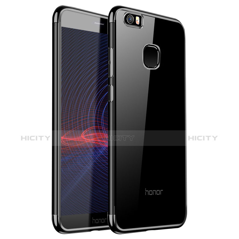 Coque Ultra Fine TPU Souple Housse Etui Transparente H01 pour Huawei Honor Note 8 Noir Plus