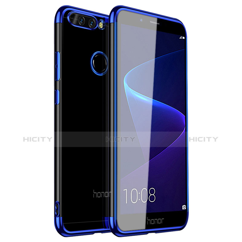 Coque Ultra Fine TPU Souple Housse Etui Transparente H01 pour Huawei Honor V9 Bleu Plus