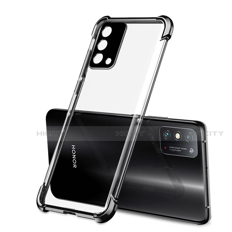 Coque Ultra Fine TPU Souple Housse Etui Transparente H01 pour Huawei Honor X10 Max 5G Noir Plus