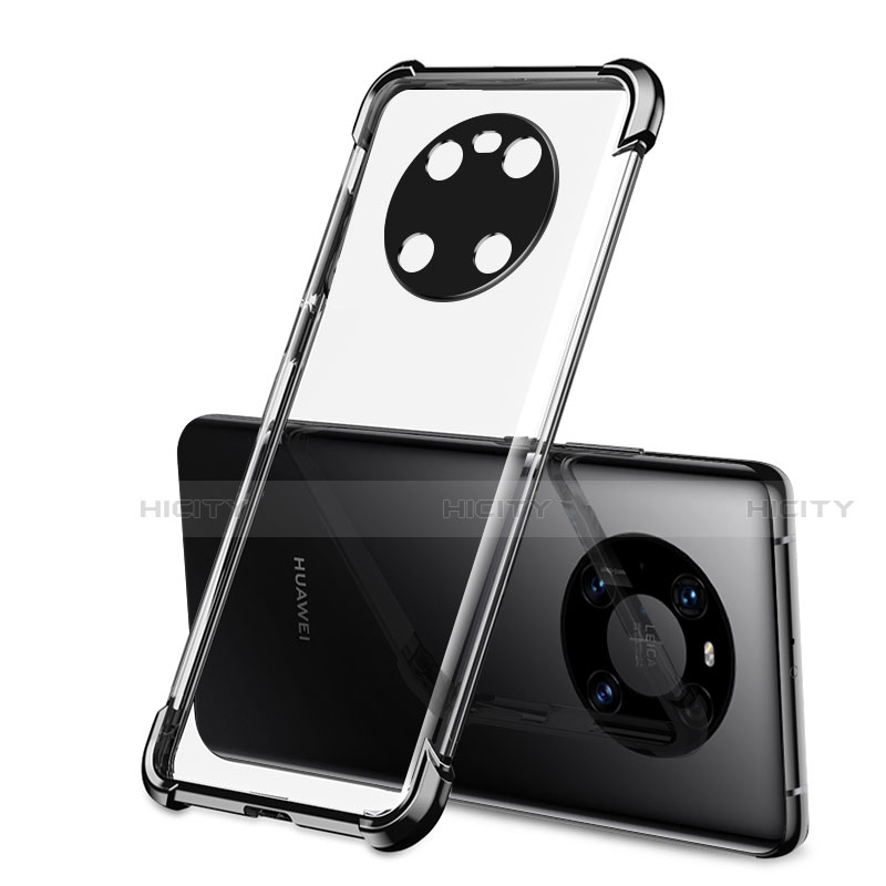 Coque Ultra Fine TPU Souple Housse Etui Transparente H01 pour Huawei Mate 40 Noir Plus