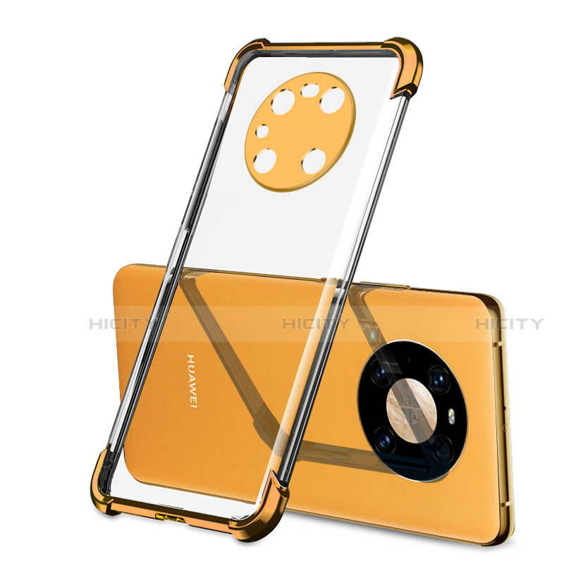 Coque Ultra Fine TPU Souple Housse Etui Transparente H01 pour Huawei Mate 40 Pro Orange Plus