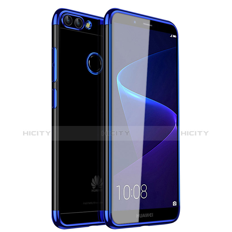 Coque Ultra Fine TPU Souple Housse Etui Transparente H01 pour Huawei P Smart Bleu Plus
