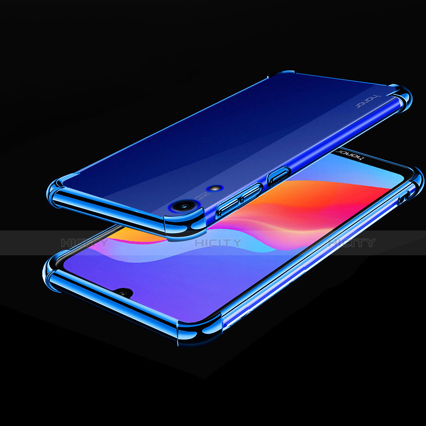 Coque Ultra Fine TPU Souple Housse Etui Transparente H01 pour Huawei Y6 (2019) Bleu Plus