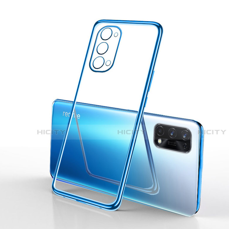 Coque Ultra Fine TPU Souple Housse Etui Transparente H01 pour Realme Q2 Pro 5G Bleu Plus