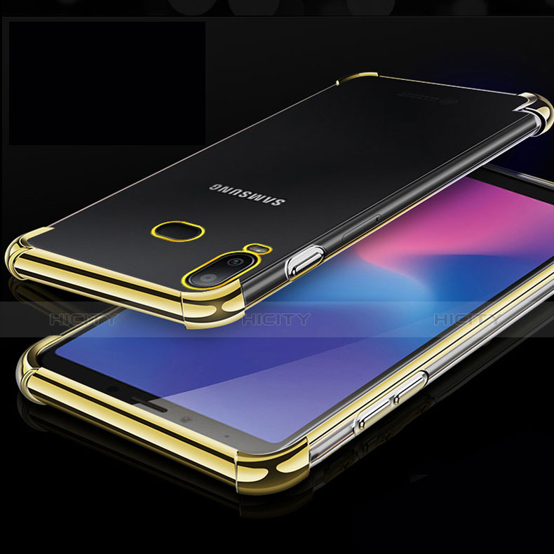 Coque Ultra Fine TPU Souple Housse Etui Transparente H01 pour Samsung Galaxy A6s Or Plus