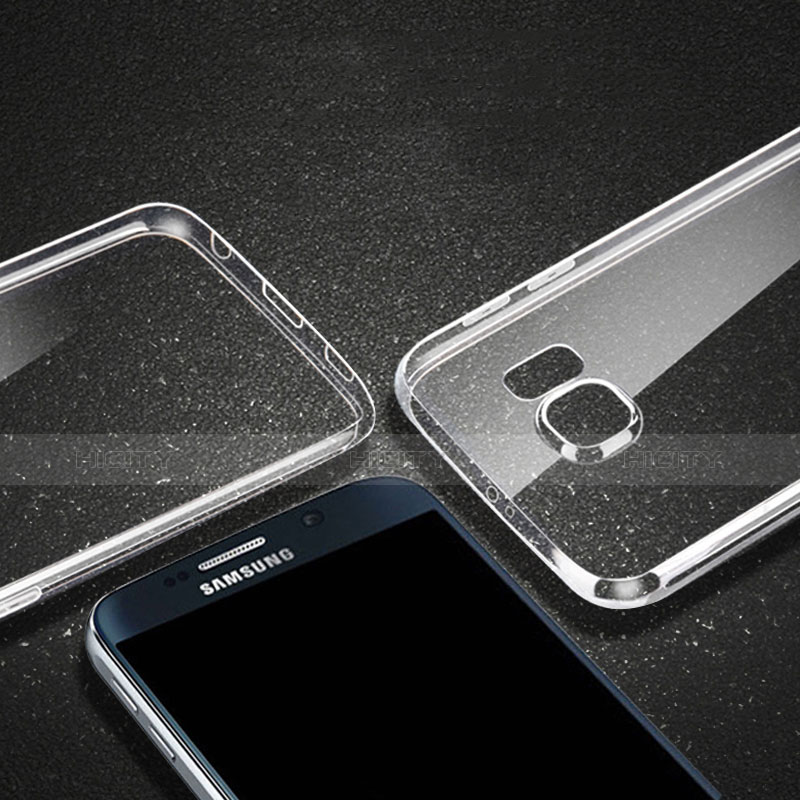 Coque Ultra Fine TPU Souple Housse Etui Transparente H01 pour Samsung Galaxy S6 Duos SM-G920F G9200 Plus