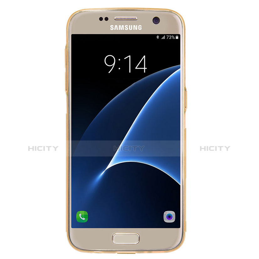 Coque Ultra Fine TPU Souple Housse Etui Transparente H01 pour Samsung Galaxy S7 G930F G930FD Plus