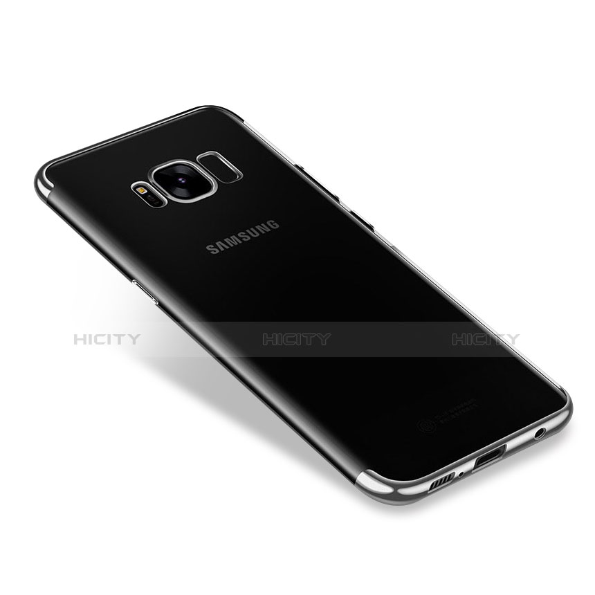 Coque Ultra Fine TPU Souple Housse Etui Transparente H01 pour Samsung Galaxy S8 Plus Argent Plus