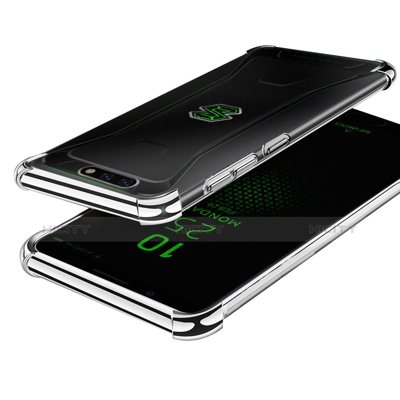 Coque Ultra Fine TPU Souple Housse Etui Transparente H01 pour Xiaomi Black Shark Argent Plus