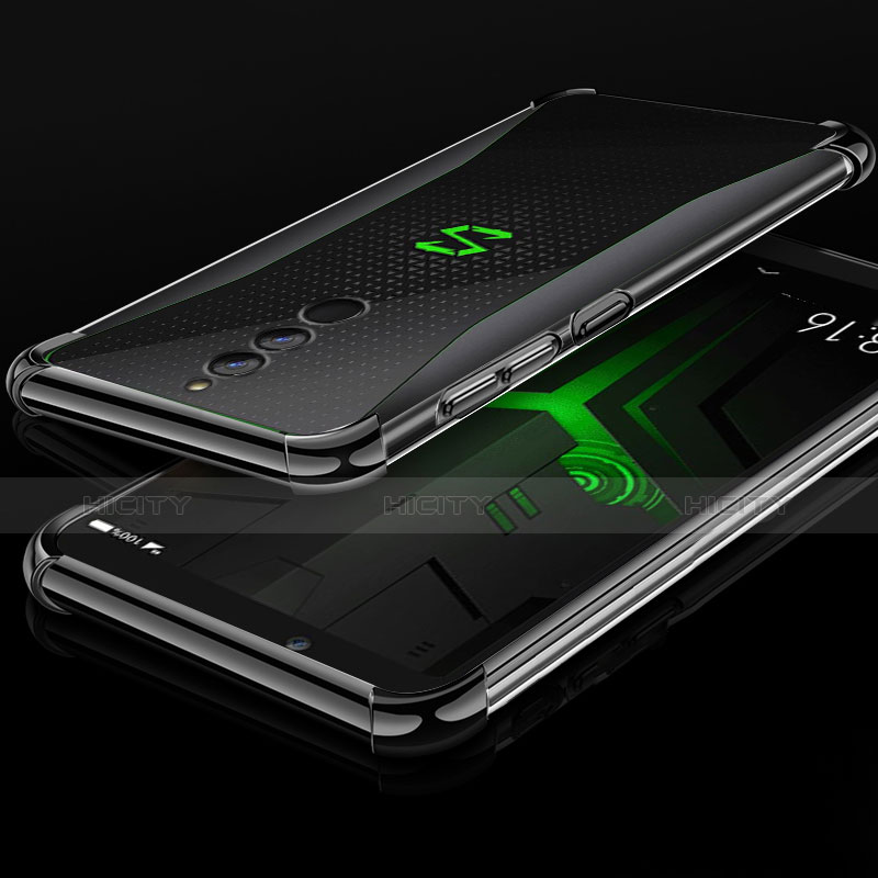 Coque Ultra Fine TPU Souple Housse Etui Transparente H01 pour Xiaomi Black Shark Helo Noir Plus