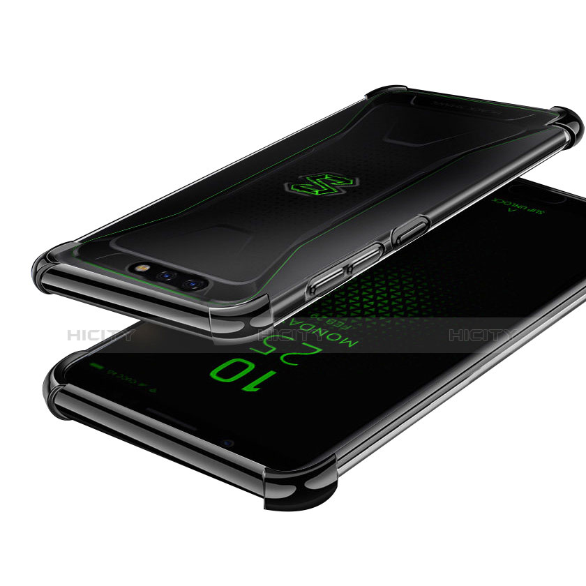 Coque Ultra Fine TPU Souple Housse Etui Transparente H01 pour Xiaomi Black Shark Noir Plus