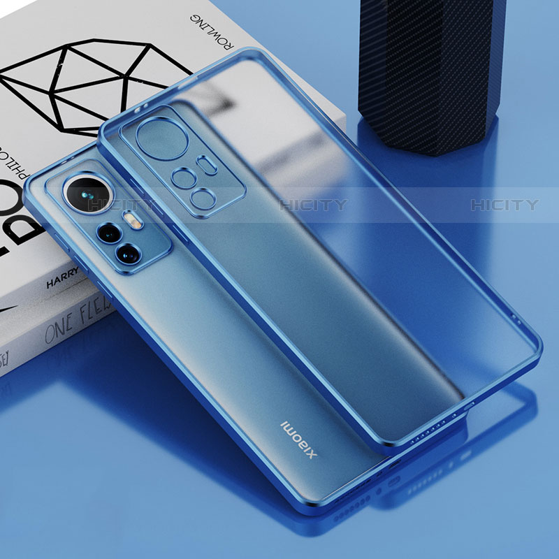 Coque Ultra Fine TPU Souple Housse Etui Transparente H01 pour Xiaomi Mi 12 5G Bleu Plus