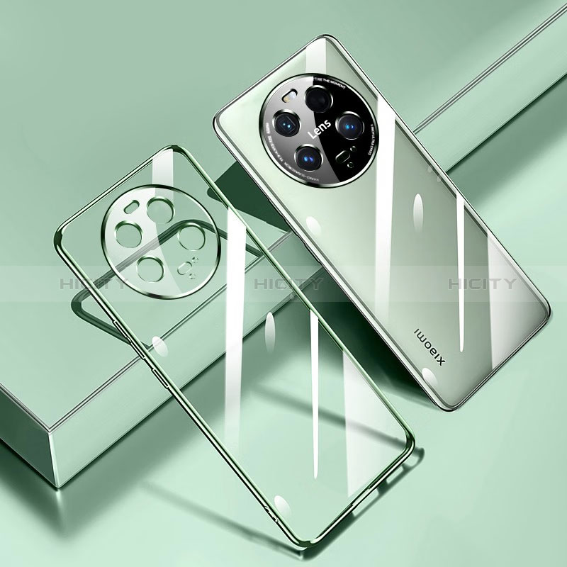 Coque Ultra Fine TPU Souple Housse Etui Transparente H01 pour Xiaomi Mi 13 Ultra 5G Vert Plus