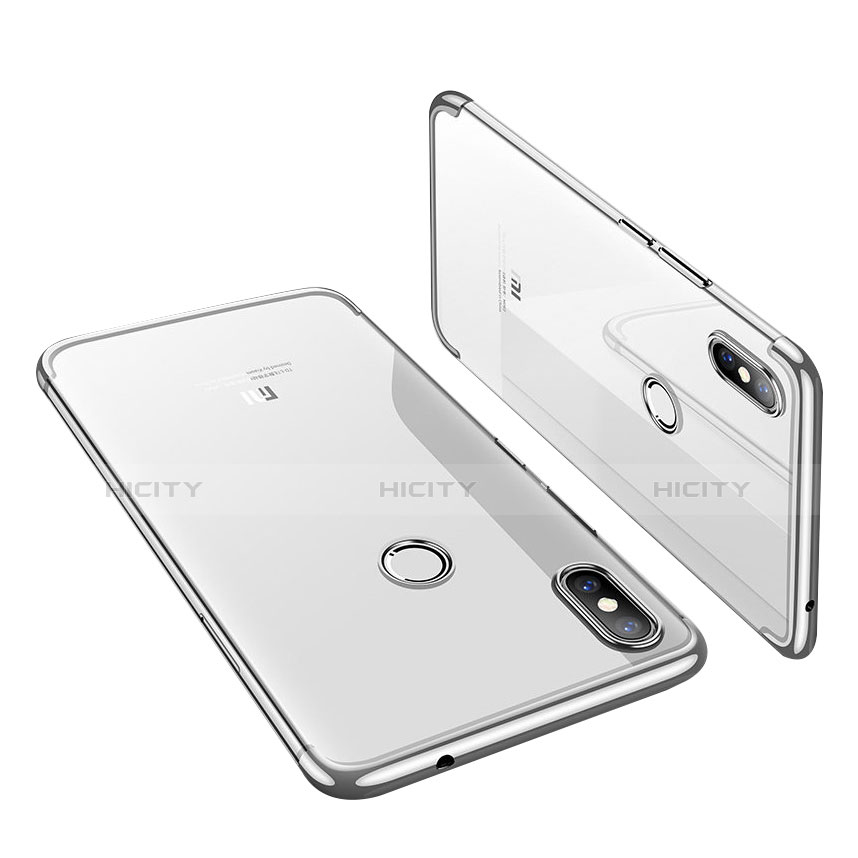 Coque Ultra Fine TPU Souple Housse Etui Transparente H01 pour Xiaomi Mi 8 Argent Plus