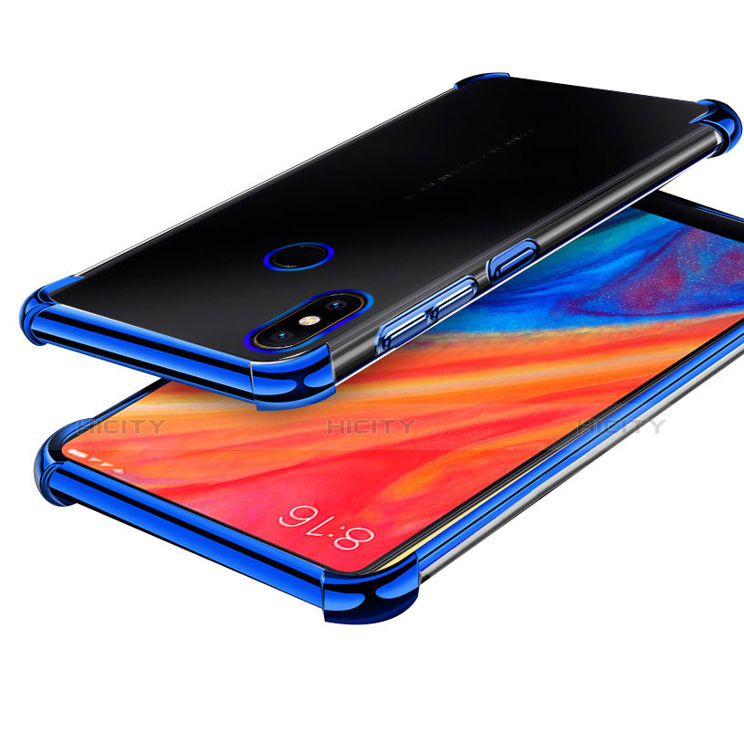 Coque Ultra Fine TPU Souple Housse Etui Transparente H01 pour Xiaomi Mi Mix 2S Bleu Plus