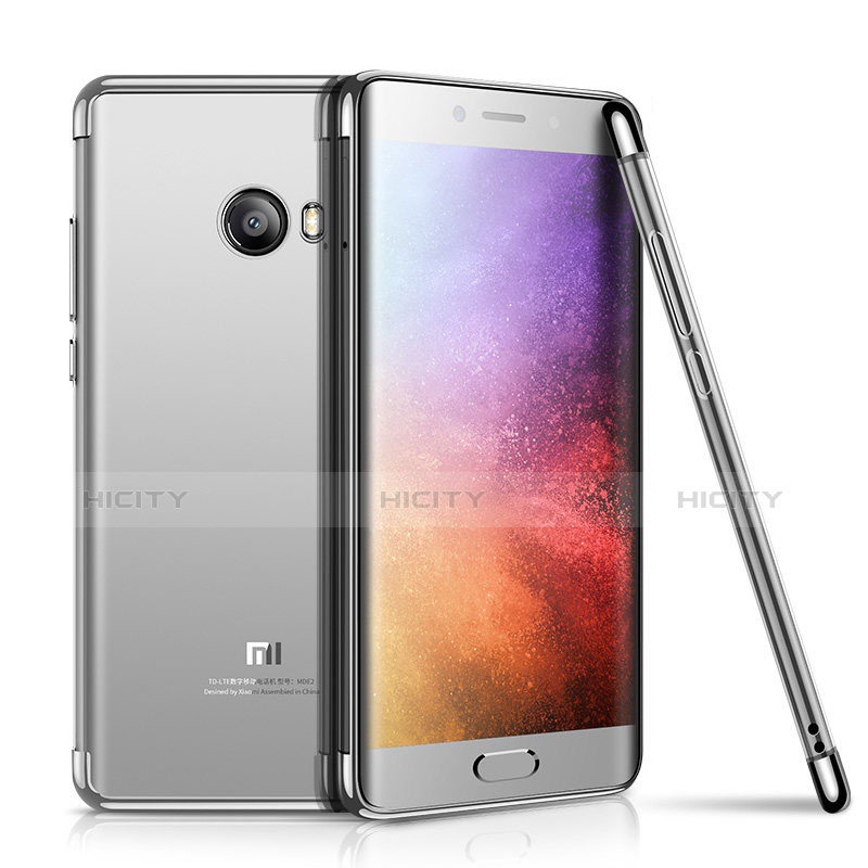 Coque Ultra Fine TPU Souple Housse Etui Transparente H01 pour Xiaomi Mi Note 2 Special Edition Argent Plus