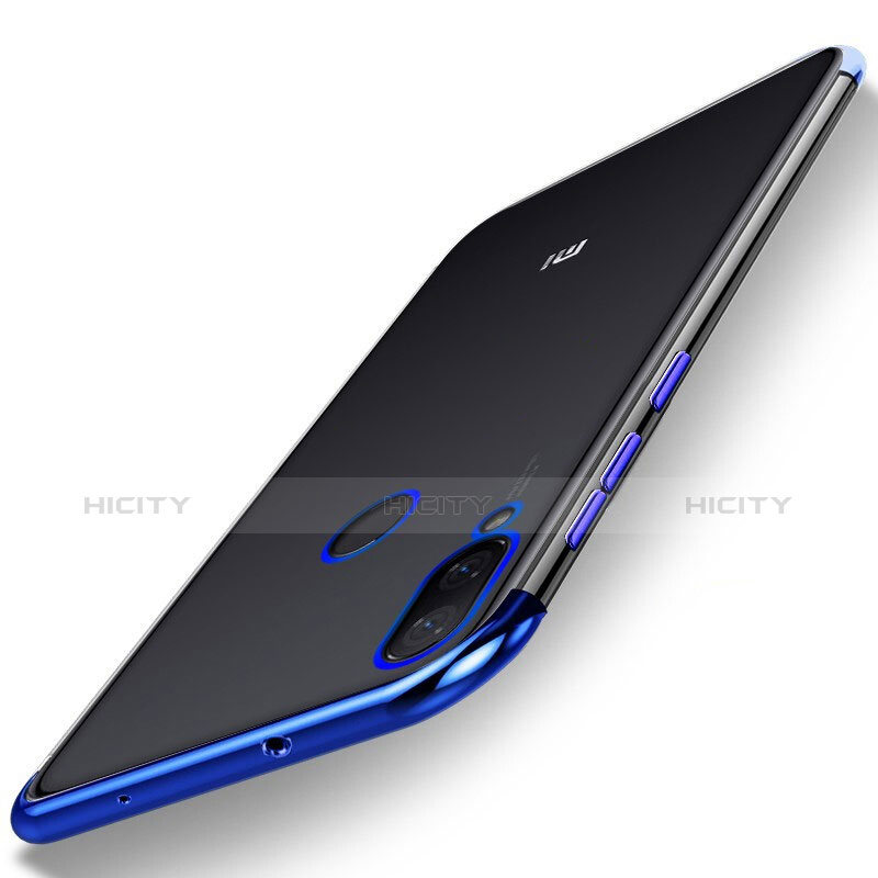 Coque Ultra Fine TPU Souple Housse Etui Transparente H01 pour Xiaomi Mi Play 4G Bleu Plus