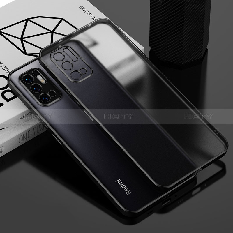 Coque Ultra Fine TPU Souple Housse Etui Transparente H01 pour Xiaomi POCO M3 Pro 5G Noir Plus