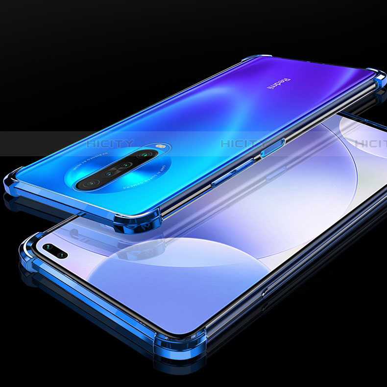 Coque Ultra Fine TPU Souple Housse Etui Transparente H01 pour Xiaomi Poco X2 Bleu Plus